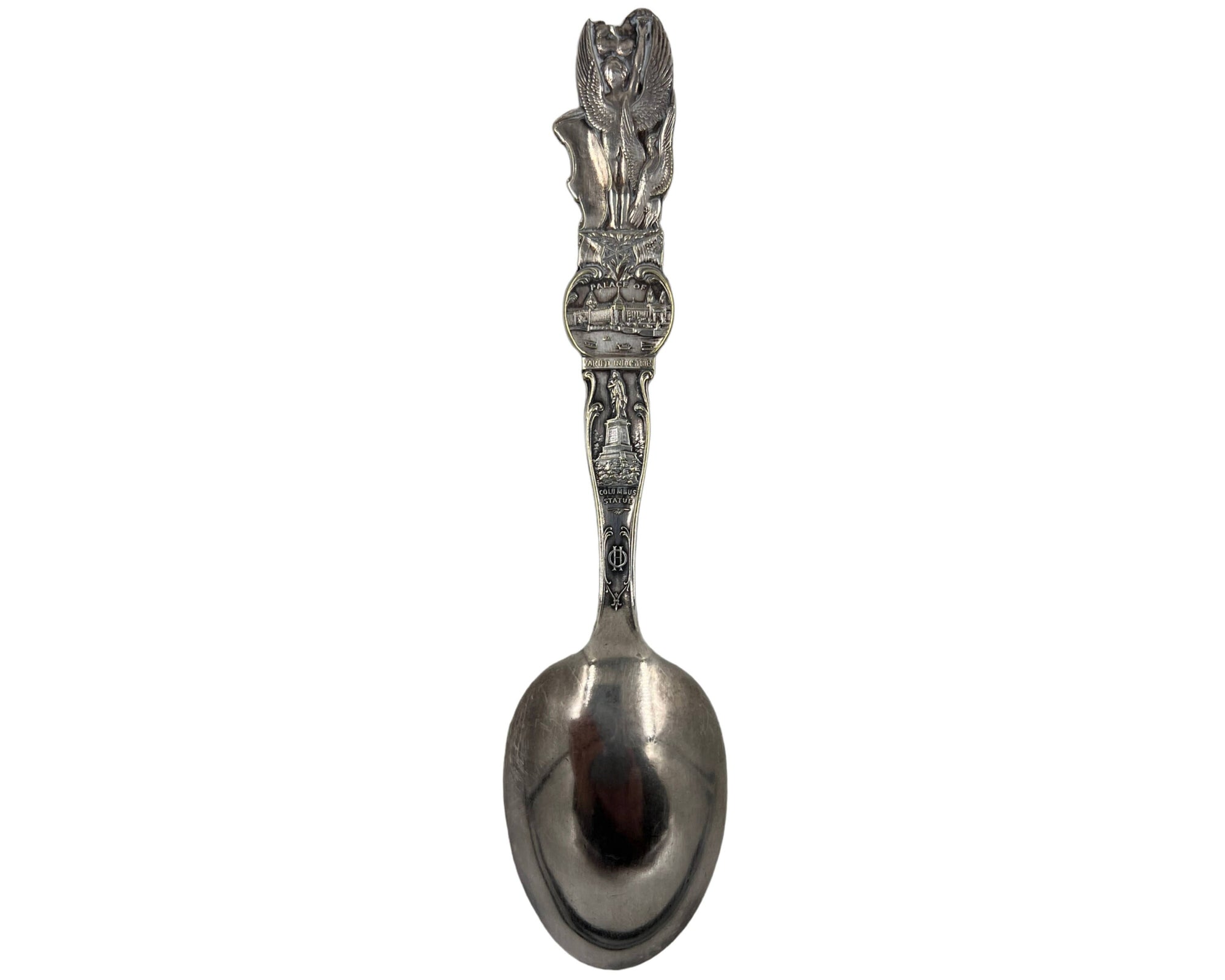 Antique 1904 St Louis Worlds Fair Souvenir Spoon Hirsch & Oppenheimer - Poppy's Vintage Clothing