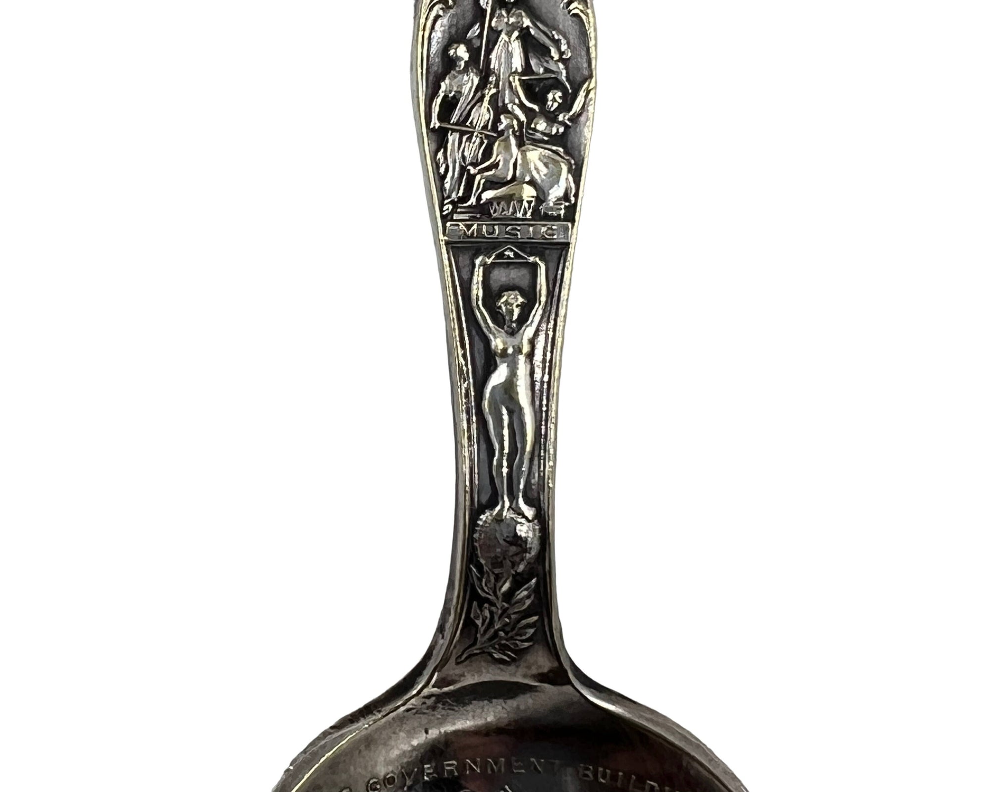 Antique 1904 St Louis Worlds Fair Souvenir Spoon Hirsch & Oppenheimer - Poppy's Vintage Clothing