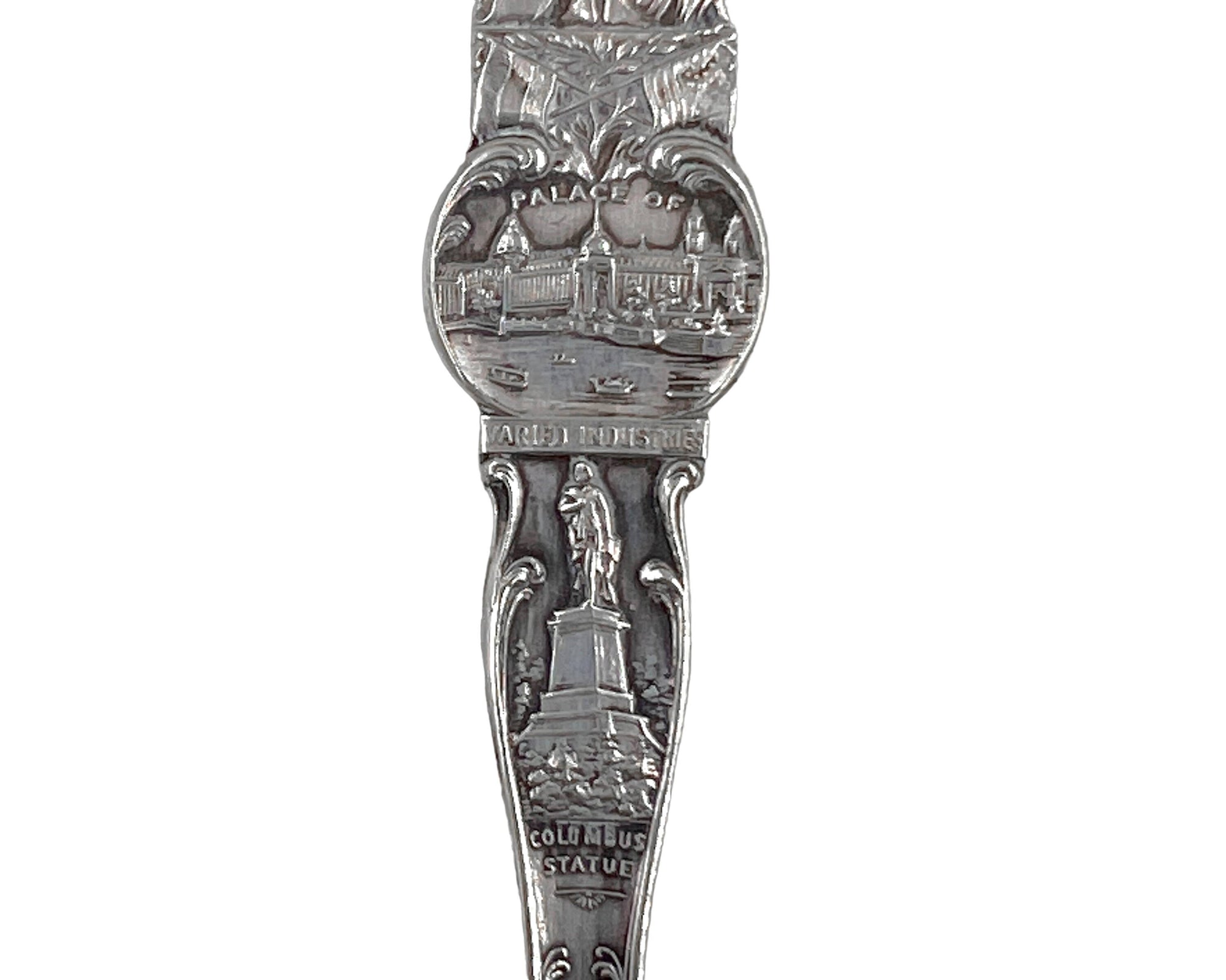 Antique 1904 St Louis Worlds Fair Souvenir Spoon Hirsch & Oppenheimer - Poppy's Vintage Clothing