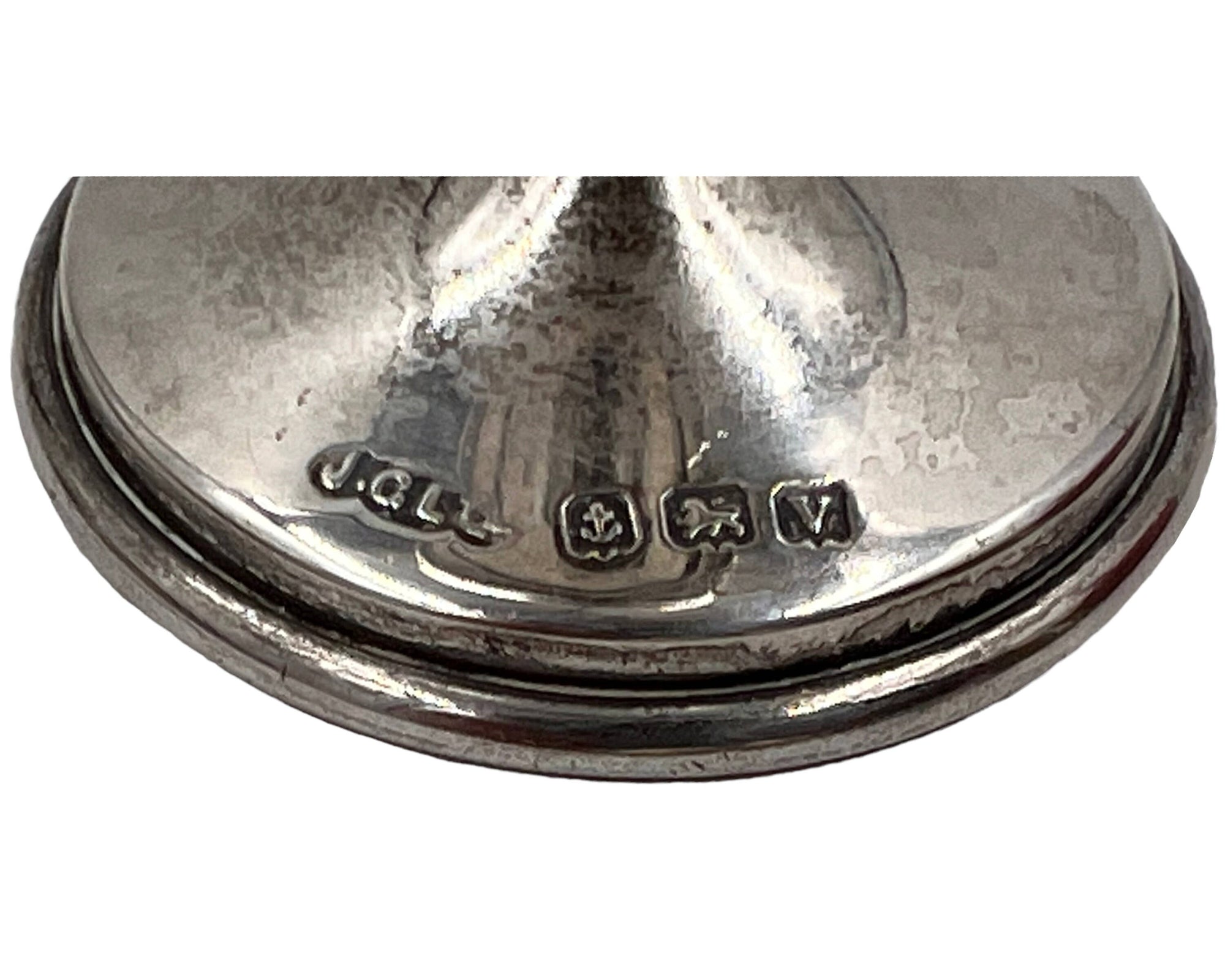Antique Lawn Bowling Sterling Silver Trophy Cup TRC 1921 J Gloster Birmingham 3.375 - Poppy's Vintage Clothing