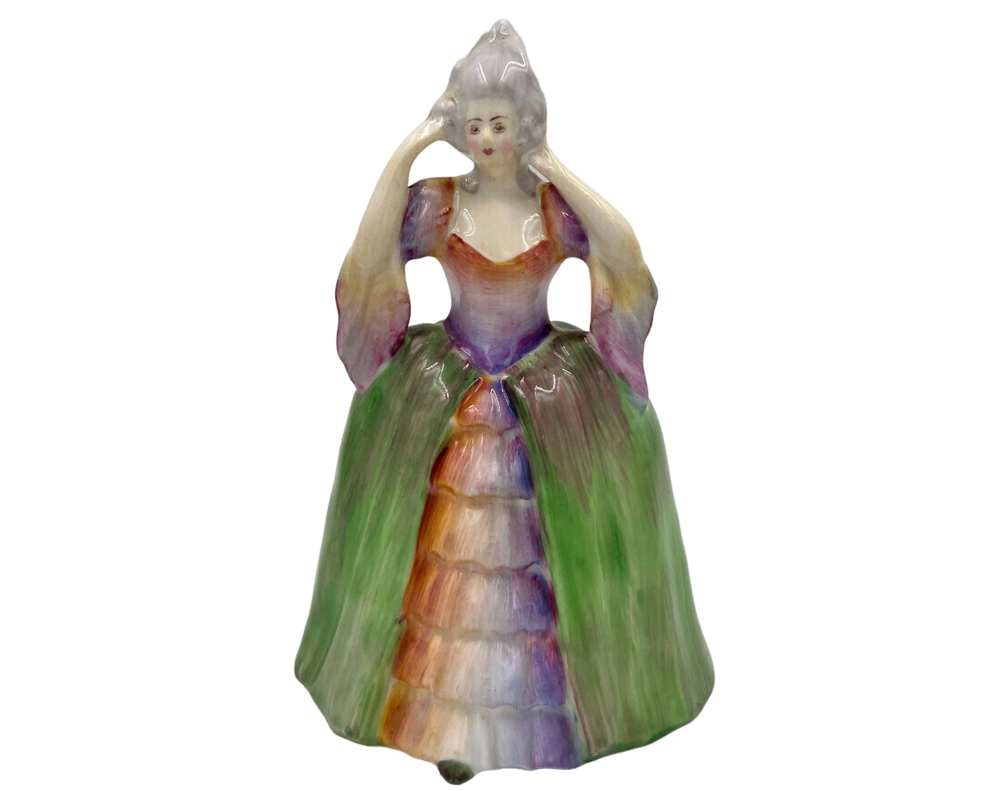 Vintage 1950s Rosina Bone China Figurine Pamela 18th c Court Lady - Poppy's Vintage Clothing