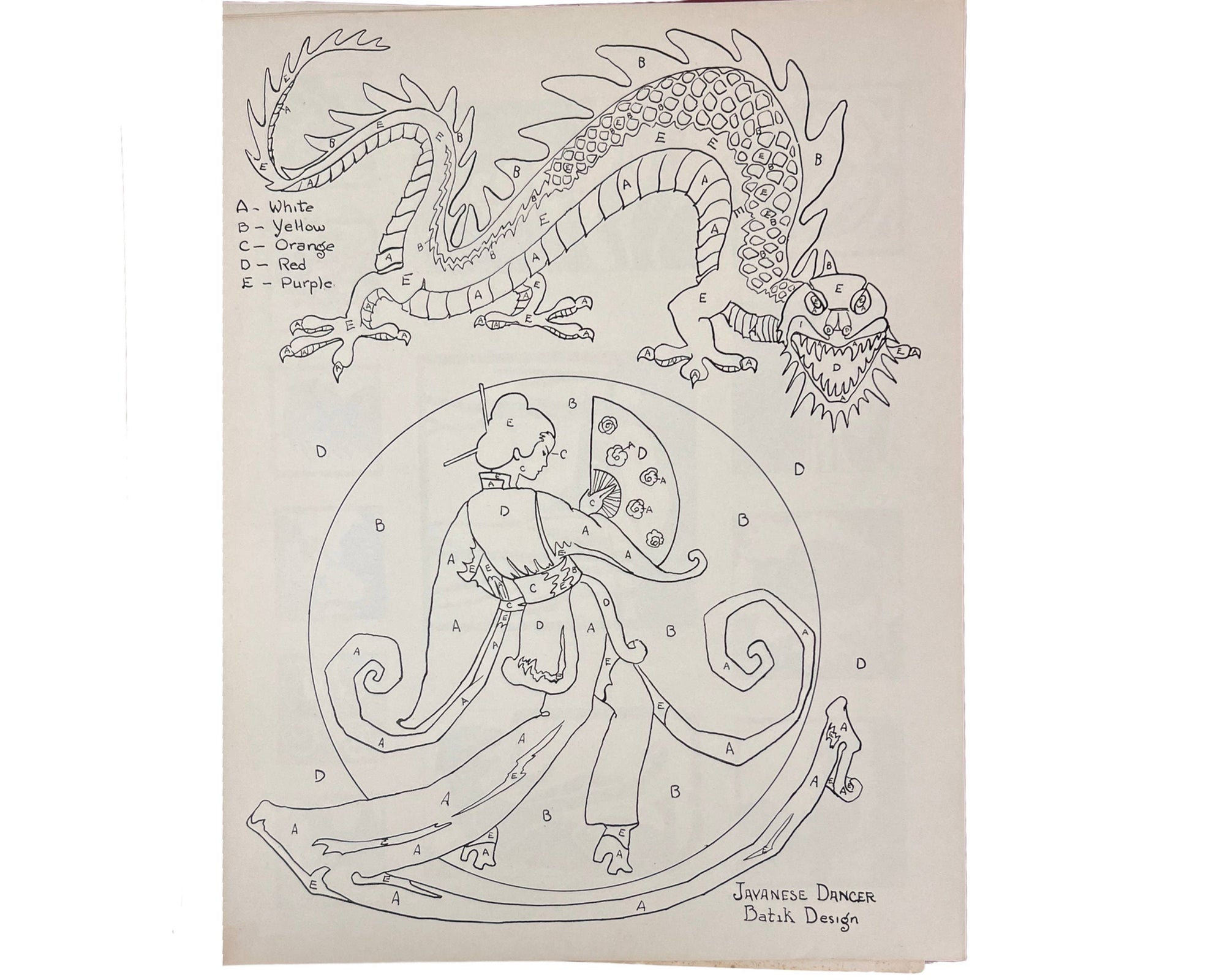 Vintage 1927 Designs For Textile Decoration Portfolio Fireside Industries Adrian Michigan - Poppy's Vintage Clothing