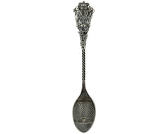 Antique Victorian Montreal Lacrosse Sterling Silver Souvenir Spoon M Cochenthaler - Poppy's Vintage Clothing