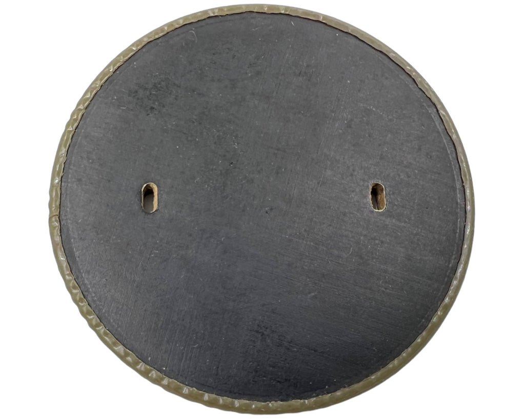 Huge Vintage 1920s Flapper Button Green Celluloid 2 7/8 Diameter - Poppy's Vintage Clothing