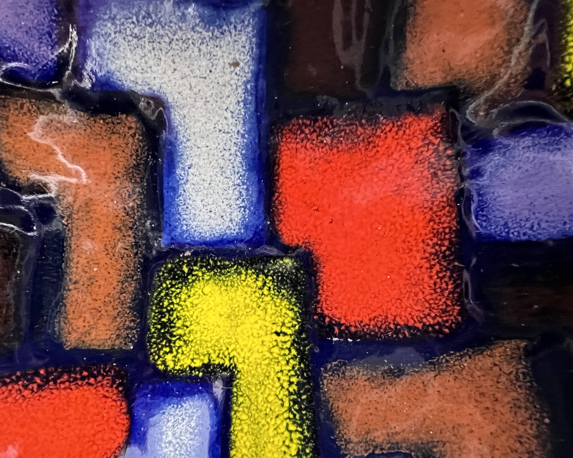 Mid Century Modern Bitossi Vetrata Bowl Aldo Londi Pottery Mid 1960s - Poppy's Vintage Clothing