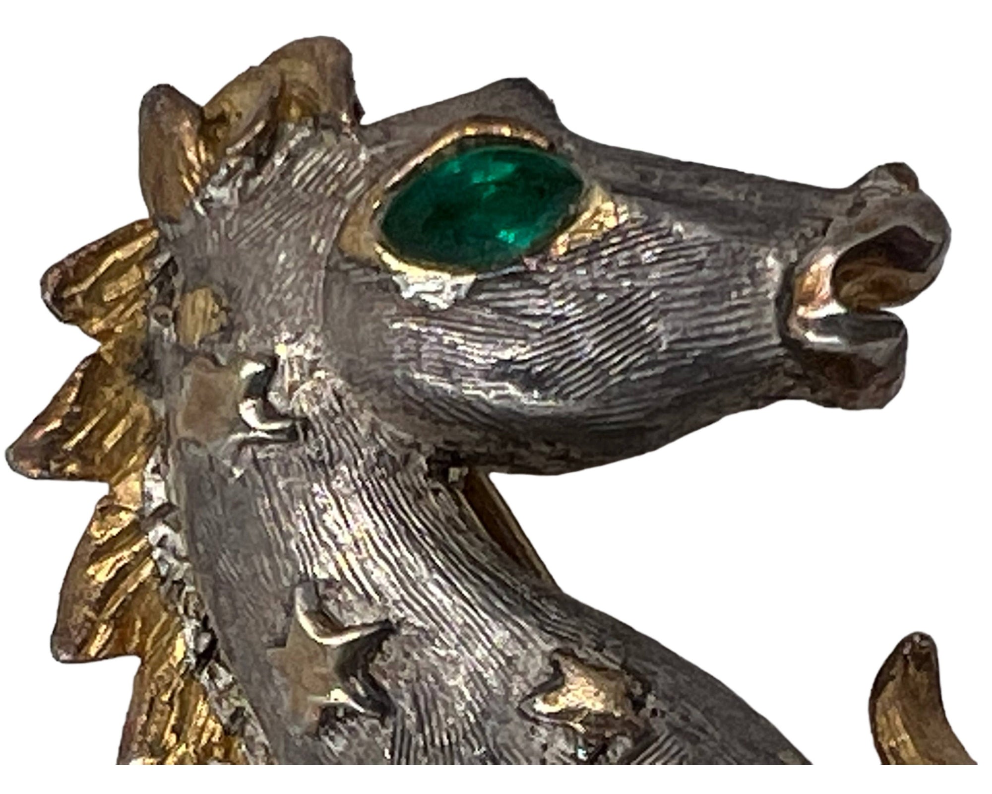 Vintage Kenneth Lane Pegasus Horse Brooch Iconic VFG - Poppy's Vintage Clothing