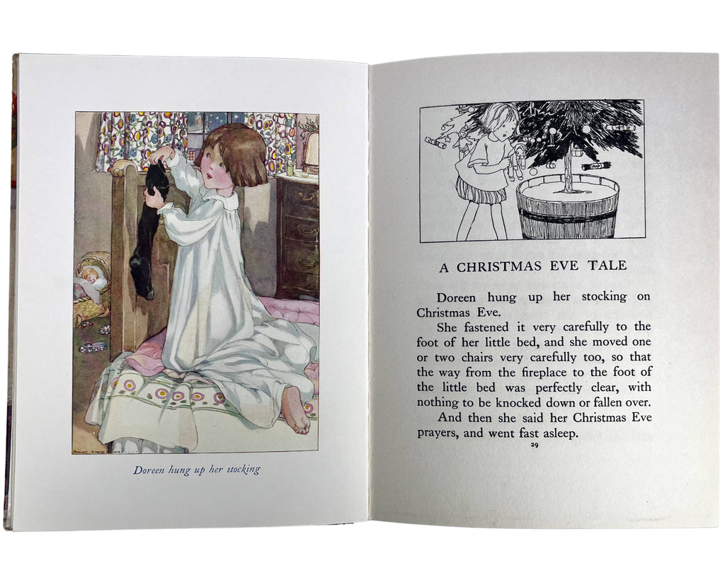 Antique Childrens Book Fireside Stories Anne Anderson Illustrated Blackie Publisher - Poppy's Vintage Clothing