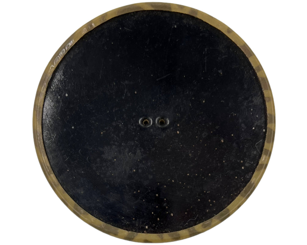 Huge 1920s Button Mottled Mottled Celluloid 2 7/8 Diameter - Poppy's Vintage Clothing