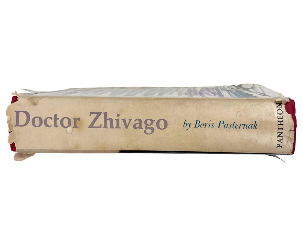 1958 Doctor Zhivago 1st Edition 1st Printing Pantheon US w Dust Jacket - Poppy's Vintage Clothing