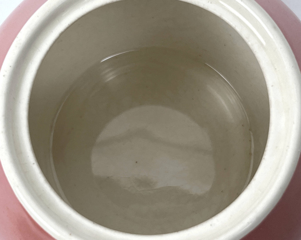 Vintage Susie Cooper Kestrel Pink Crescents Sugar Bowl - Poppy's Vintage Clothing