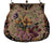Vintage Petit Point Purse Floral Pattern with Jeweled Ormolu Frame - Poppy's Vintage Clothing