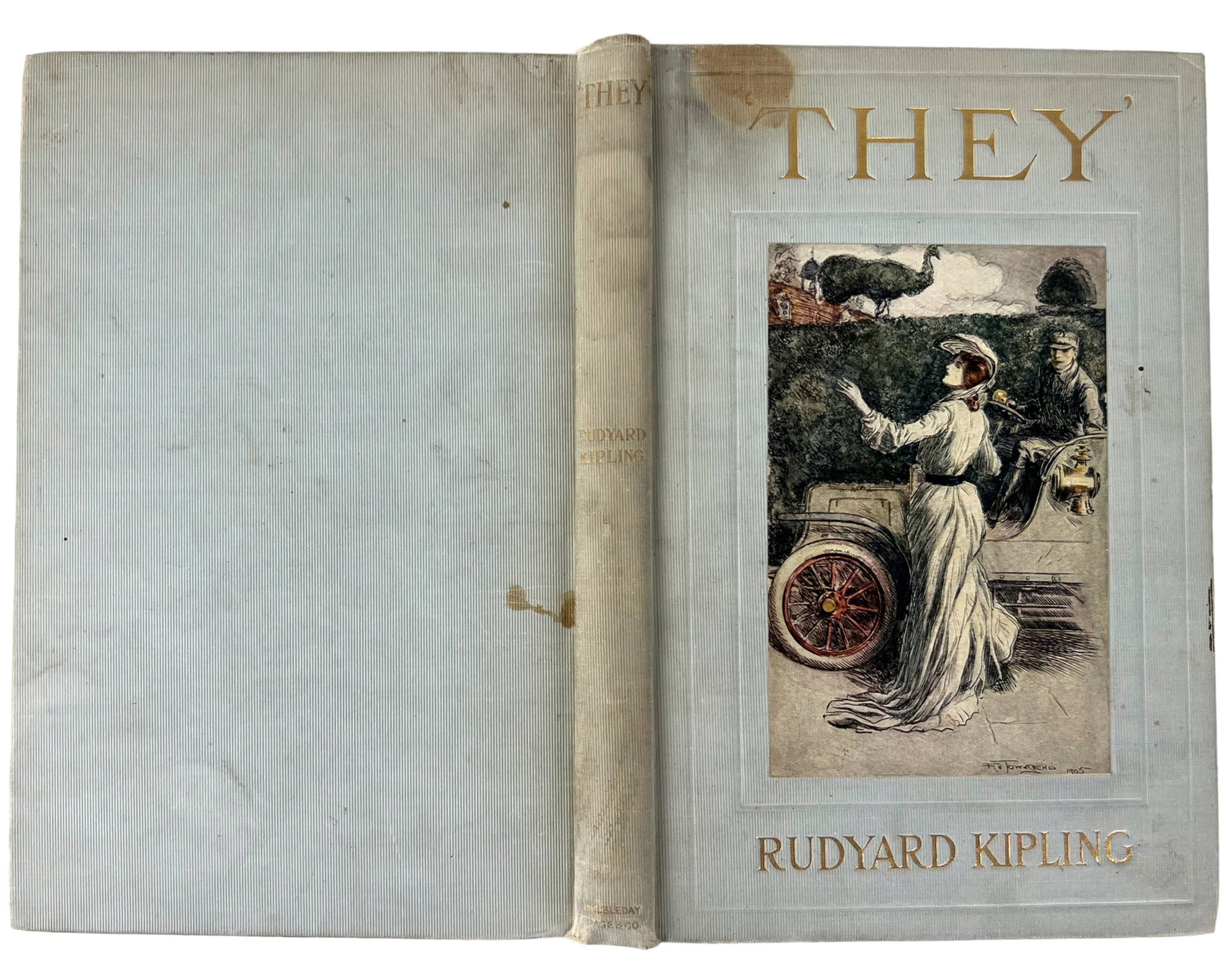 1st US Edition Book They by Rudyard Kipling 1906 Doubleday Page & Co - Poppy's Vintage Clothing