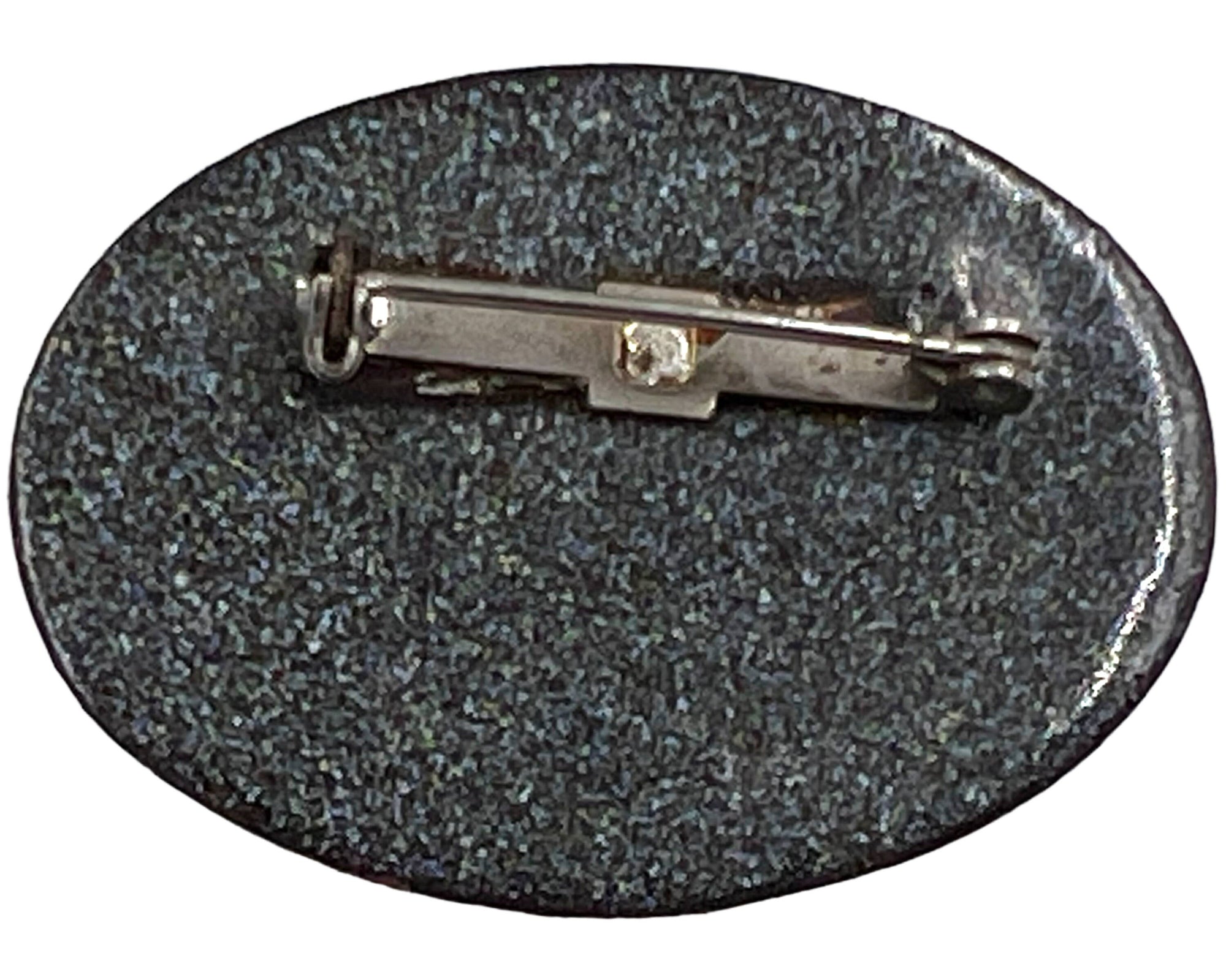 Vintage 1960s Ski Mont Ste Agathe Enamel Brooch Pin Quebec Skiing - Poppy's Vintage Clothing