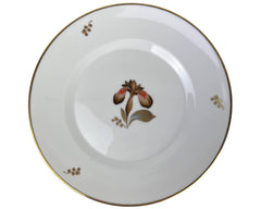 Vintage 1958 Royal Copenhagen Porcelain Brown Iris Luncheon Plate 8 5/8 - Poppy's Vintage Clothing