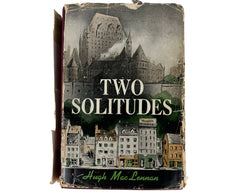 1st Edition Two Solitudes by Hugh MacLennan Fine Condition w Poor DJ - Poppy's Vintage Clothing