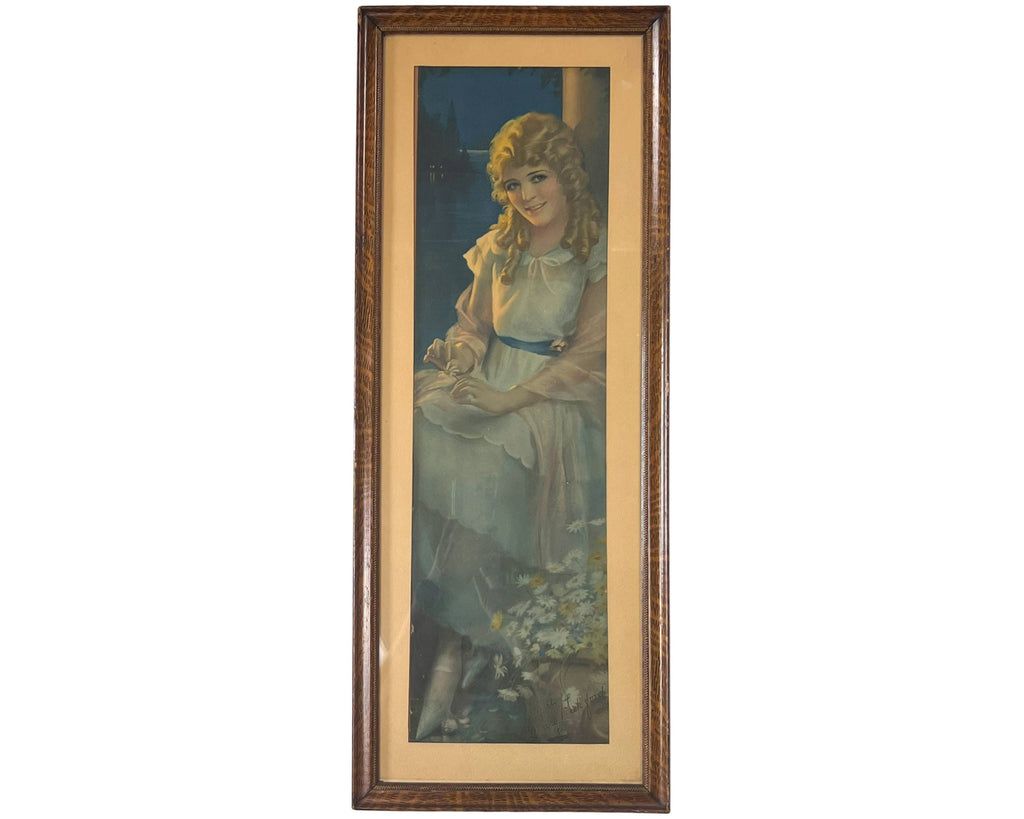 1923 Antique Mary Pickford Print by Gene Pressler for Pompeian Beauty Products - Poppy's Vintage Clothing