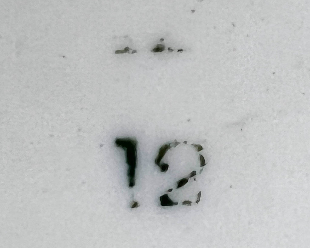 Antique Flow Blue Soup Bowl New Wharf Portsmouth Pattern Art Nouveau 1891 - Poppy's Vintage Clothing