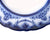 Antique Flow Blue Soup Bowl New Wharf Portsmouth Pattern Art Nouveau 1891 - Poppy's Vintage Clothing