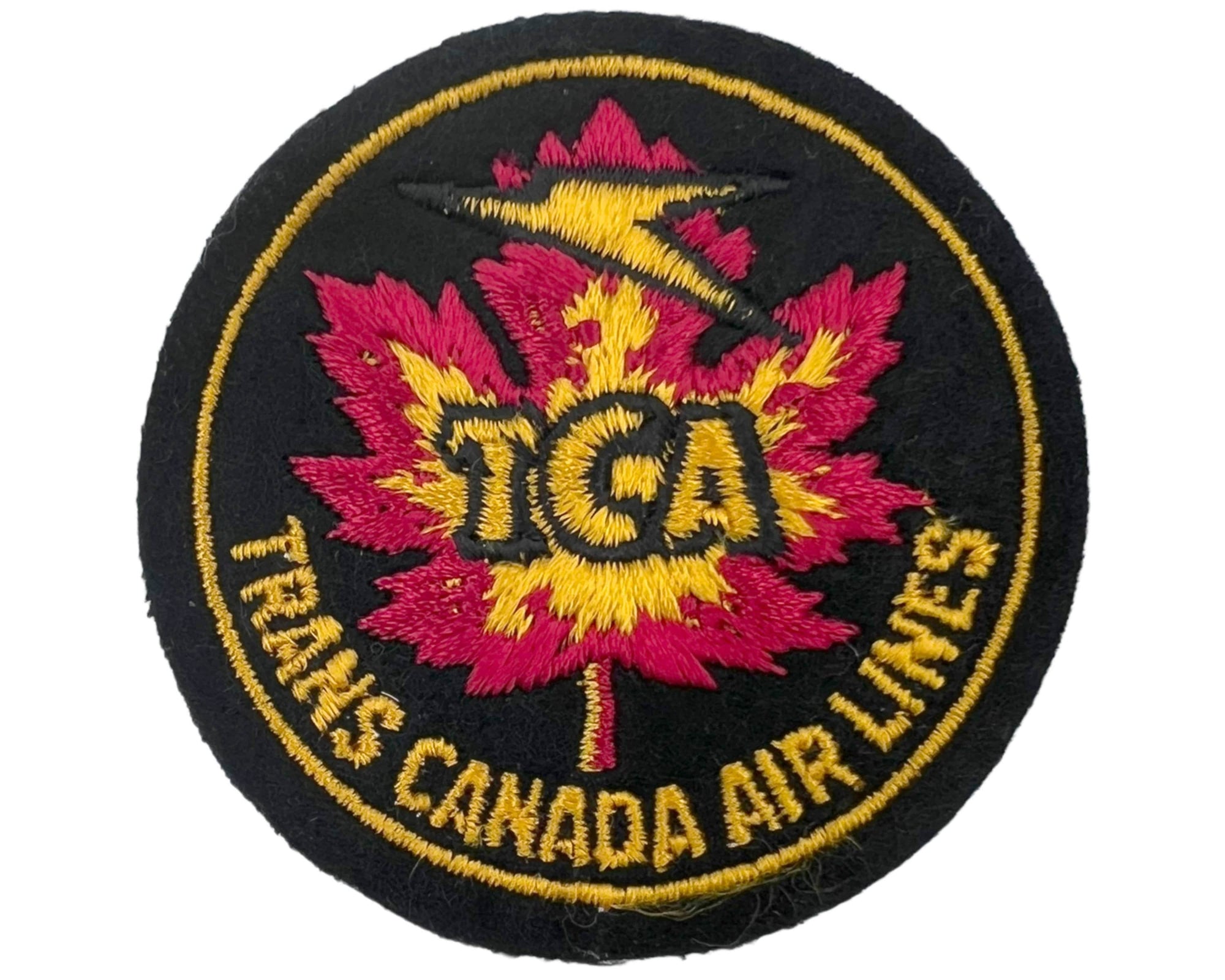 Vintage TCA Embroidered Cloth Patch Trans Canada Airlines Air Canada Unused Authentic Original - Poppy's Vintage Clothing