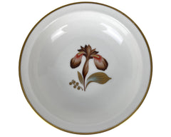 Vintage 1955 Royal Copenhagen Porcelain Brown Iris Dessert Bowl 5 1/2 - Poppy's Vintage Clothing
