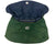 Vintage 1950s Green Suede Leather Handbag Purse - Poppy's Vintage Clothing