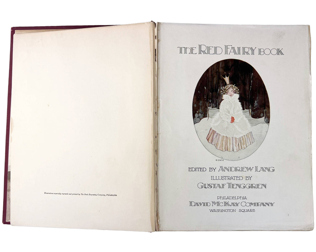 The Red Fairy Book by Andrew Lang Gustaf Tenggren Illustrations 1924 - Poppy's Vintage Clothing