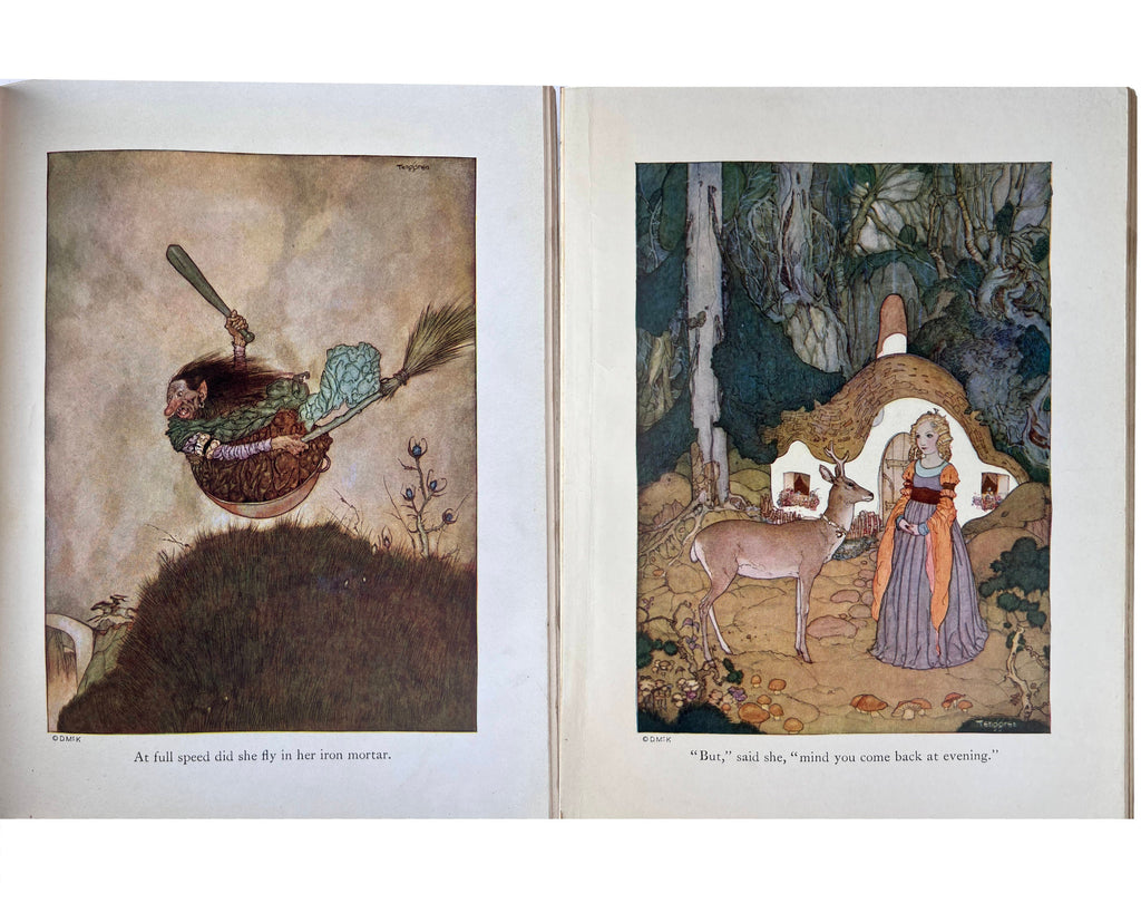 The Red Fairy Book by Andrew Lang Gustaf Tenggren Illustrations 1924 - Poppy's Vintage Clothing