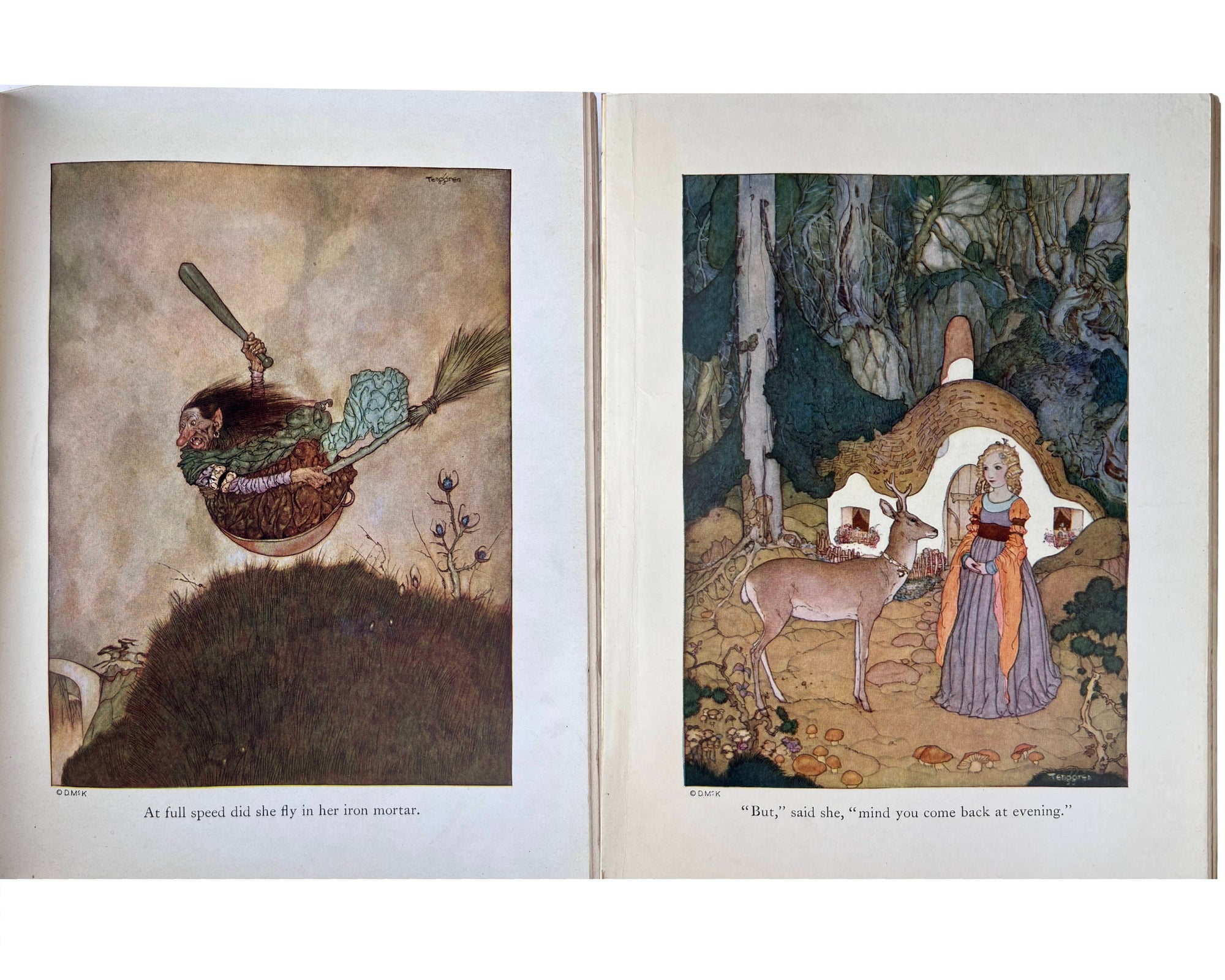 The Red Fairy Book by Andrew Lang Gustaf Tenggren Illustrations 1924 - Poppy's Vintage Clothing