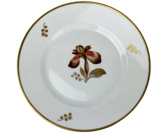 Vintage 1958 Royal Copenhagen Porcelain Brown Iris Bread & Butter Plate 6 1/4 - Poppy's Vintage Clothing