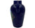 Antique Cobalt Blue Vase Horse and Rider Wheelock Dresden China Germany - Poppy's Vintage Clothing