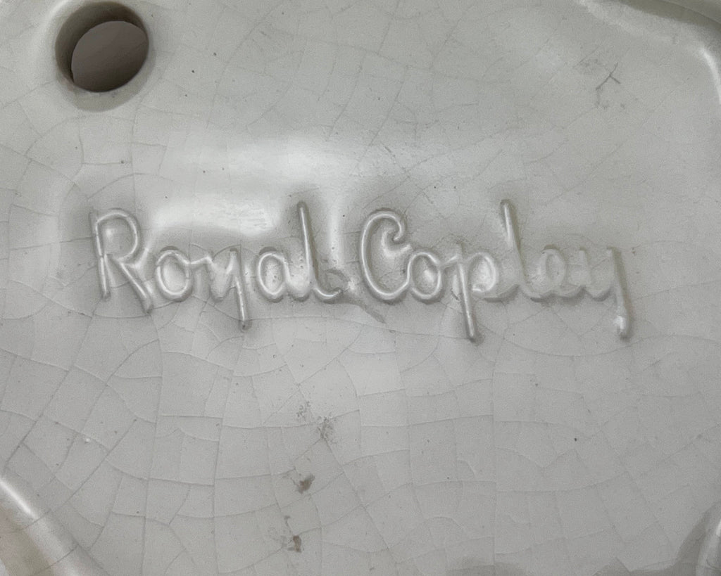 Vintage 1940s Wall Pocket Head Vase African Prince Royal Copley - Poppy's Vintage Clothing