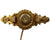 Antique 9k Gold Victorian Bar Pin Brooch Etruscan Revival - Poppy's Vintage Clothing