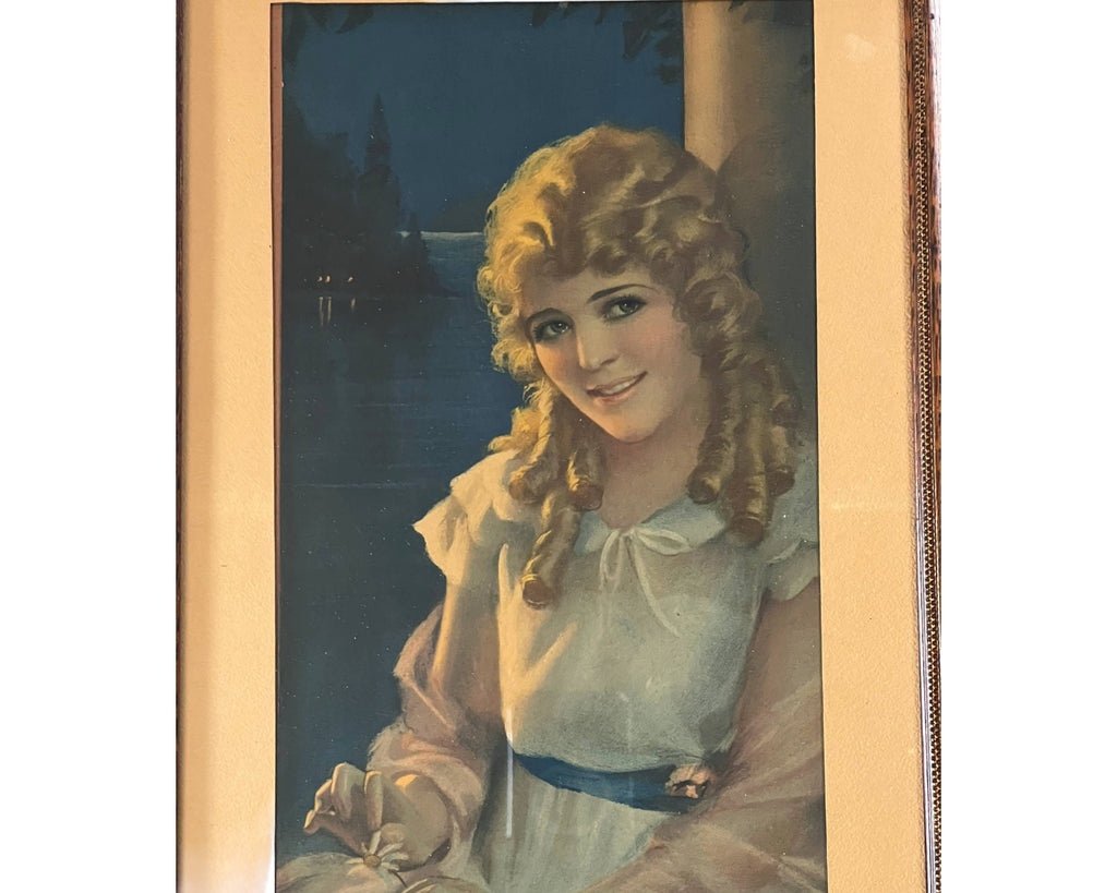 1923 Antique Mary Pickford Print by Gene Pressler for Pompeian Beauty Products - Poppy's Vintage Clothing