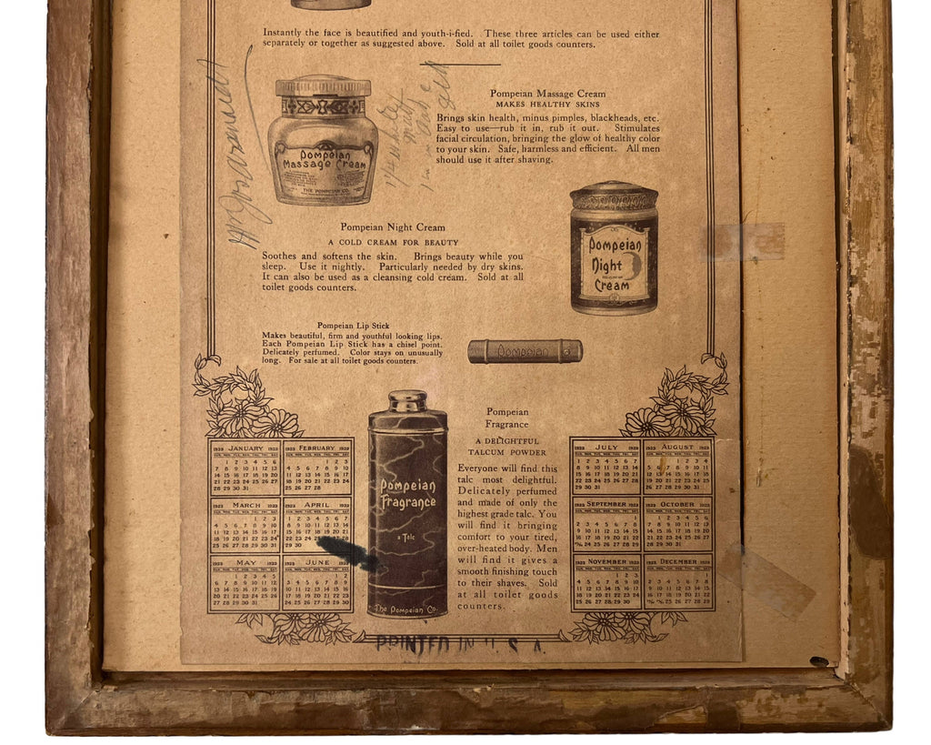 1923 Antique Mary Pickford Print by Gene Pressler for Pompeian Beauty Products - Poppy's Vintage Clothing