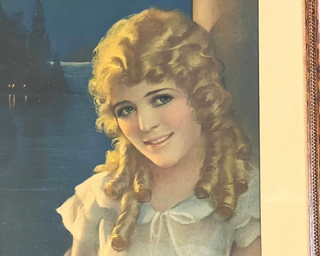 1923 Antique Mary Pickford Print by Gene Pressler for Pompeian Beauty Products - Poppy's Vintage Clothing