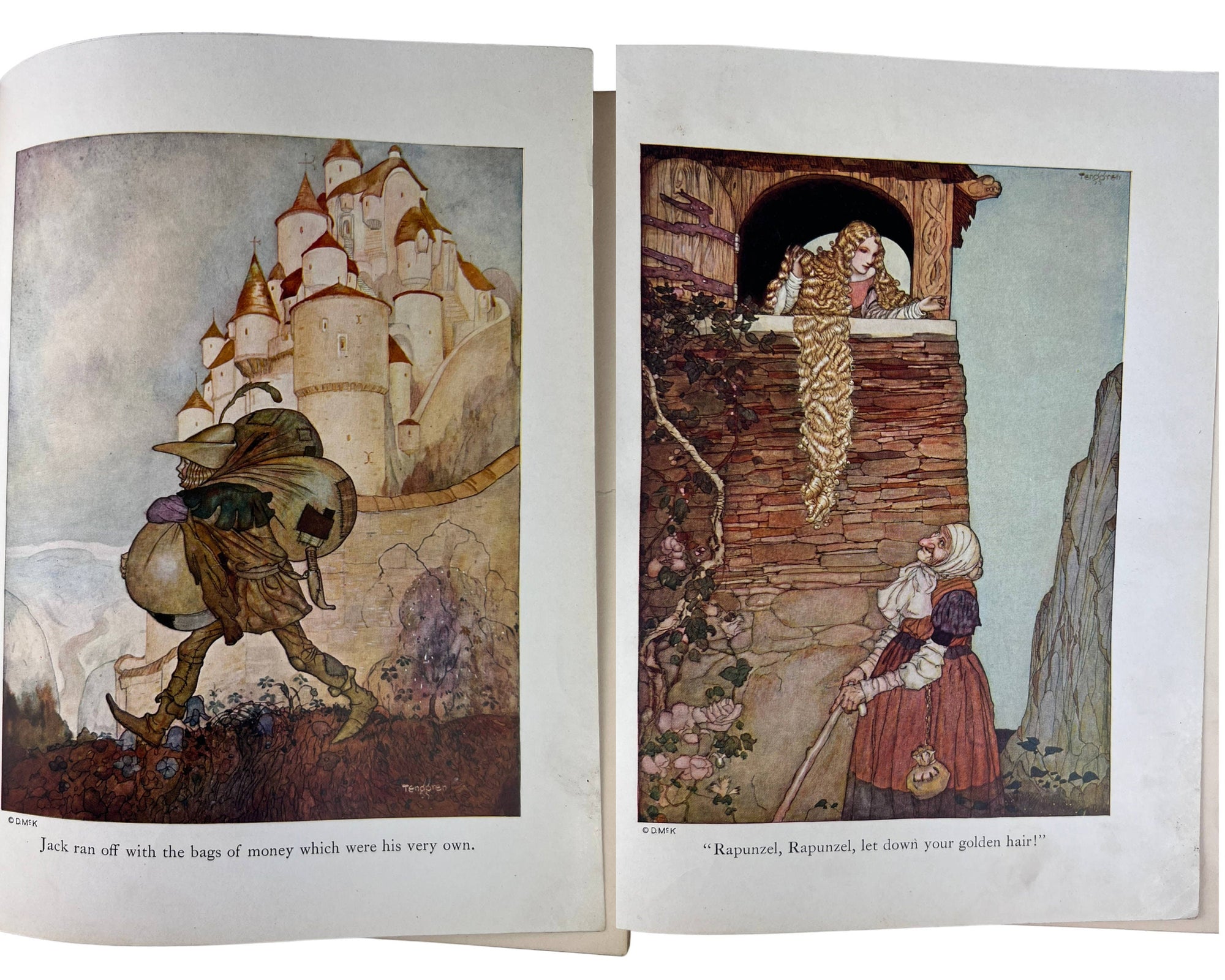 The Red Fairy Book by Andrew Lang Gustaf Tenggren Illustrations 1924 - Poppy's Vintage Clothing