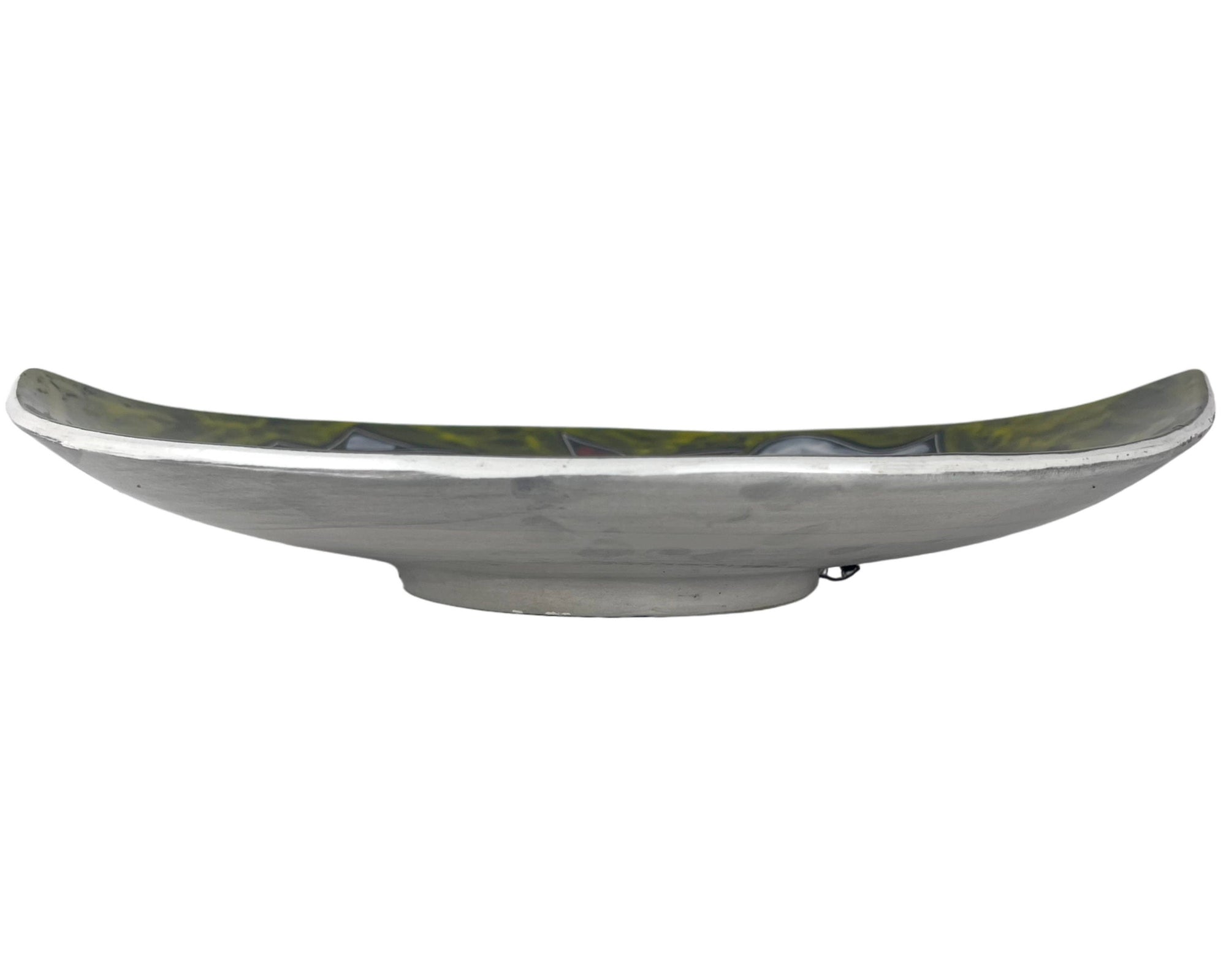 Large Mid Century Modern Raymor Centrepiece Bowl Italian Pottery Wall Plaque Fantoni Era - Poppy's Vintage Clothing