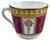 Antique Old Paris Porcelain Tea Cup & Saucer 19th Century Hand Painted France - Poppy's Vintage Clothing
