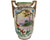 Antique Nippon Porcelain Miniature Vases Hand Painted Scene Matched Pair Morimura M Mark - Poppy's Vintage Clothing