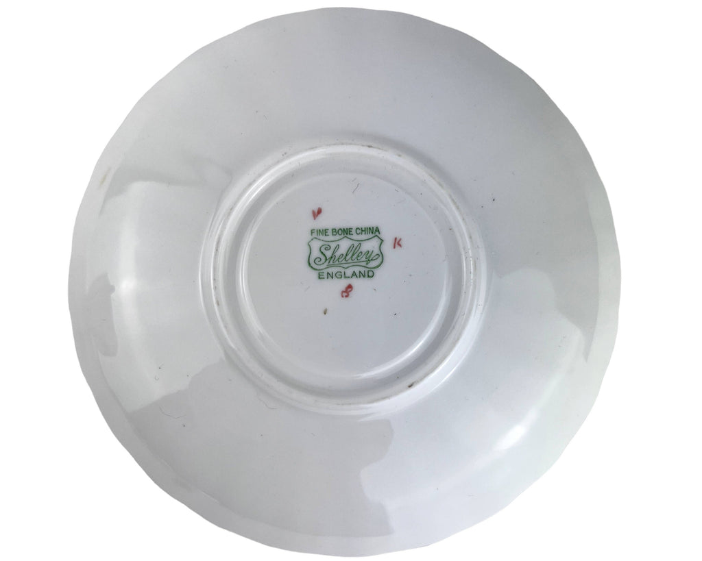 Vintage Shelley Tea Cup and Saucer Rose & Tulip Ludlow Shape Bone China 2316 - Poppy's Vintage Clothing