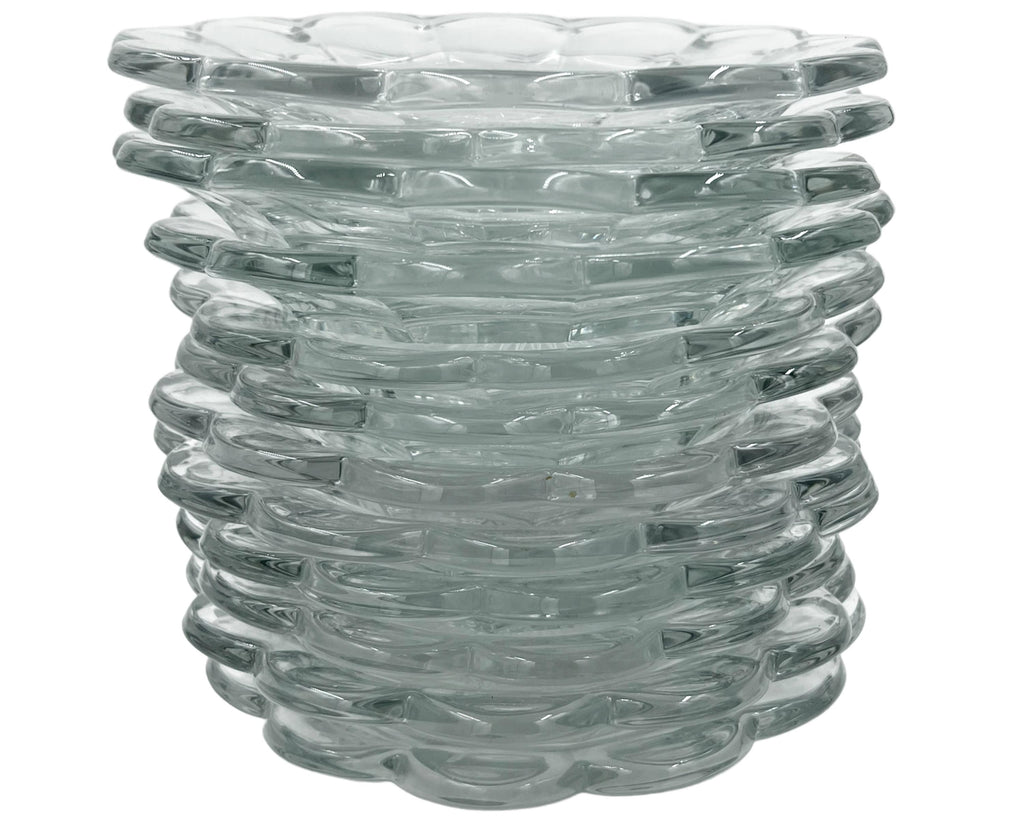Antique EAPG Heisey Glass Plate Colonial / Priscilla Scalloped Pattern - Poppy's Vintage Clothing