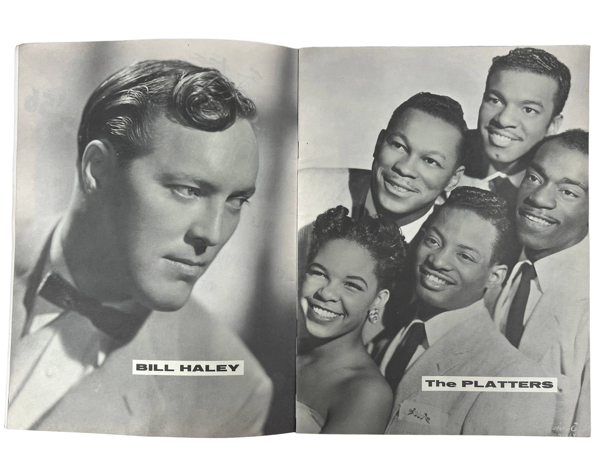 Vintage Concert Program Biggest Rock n Roll Show of 56 Bo Diddley Drifters Bill Haley Flamingos - Poppy's Vintage Clothing