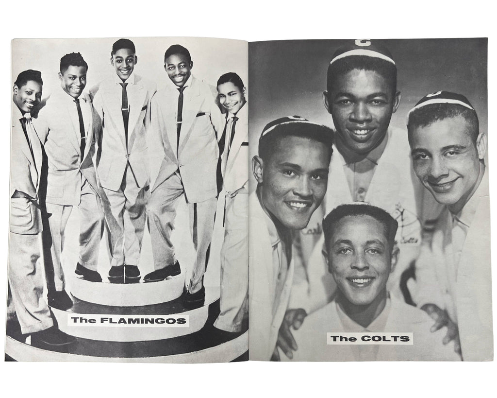 Vintage Concert Program Biggest Rock n Roll Show of 56 Bo Diddley Drifters Bill Haley Flamingos - Poppy's Vintage Clothing