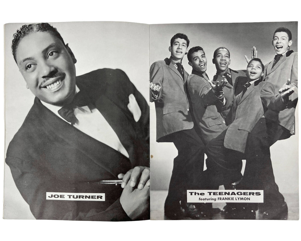 Vintage Concert Program Biggest Rock n Roll Show of 56 Bo Diddley Drifters Bill Haley Flamingos - Poppy's Vintage Clothing