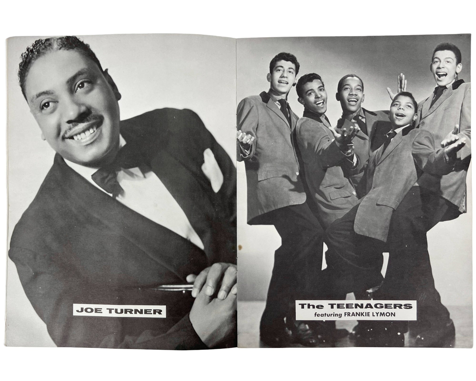 Vintage Concert Program Biggest Rock n Roll Show of 56 Bo Diddley Drifters Bill Haley Flamingos - Poppy's Vintage Clothing