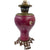 Antique P&A Electrified Kerosene Oil Lamp Plume and Atwood Waterbury Conn - Poppy's Vintage Clothing