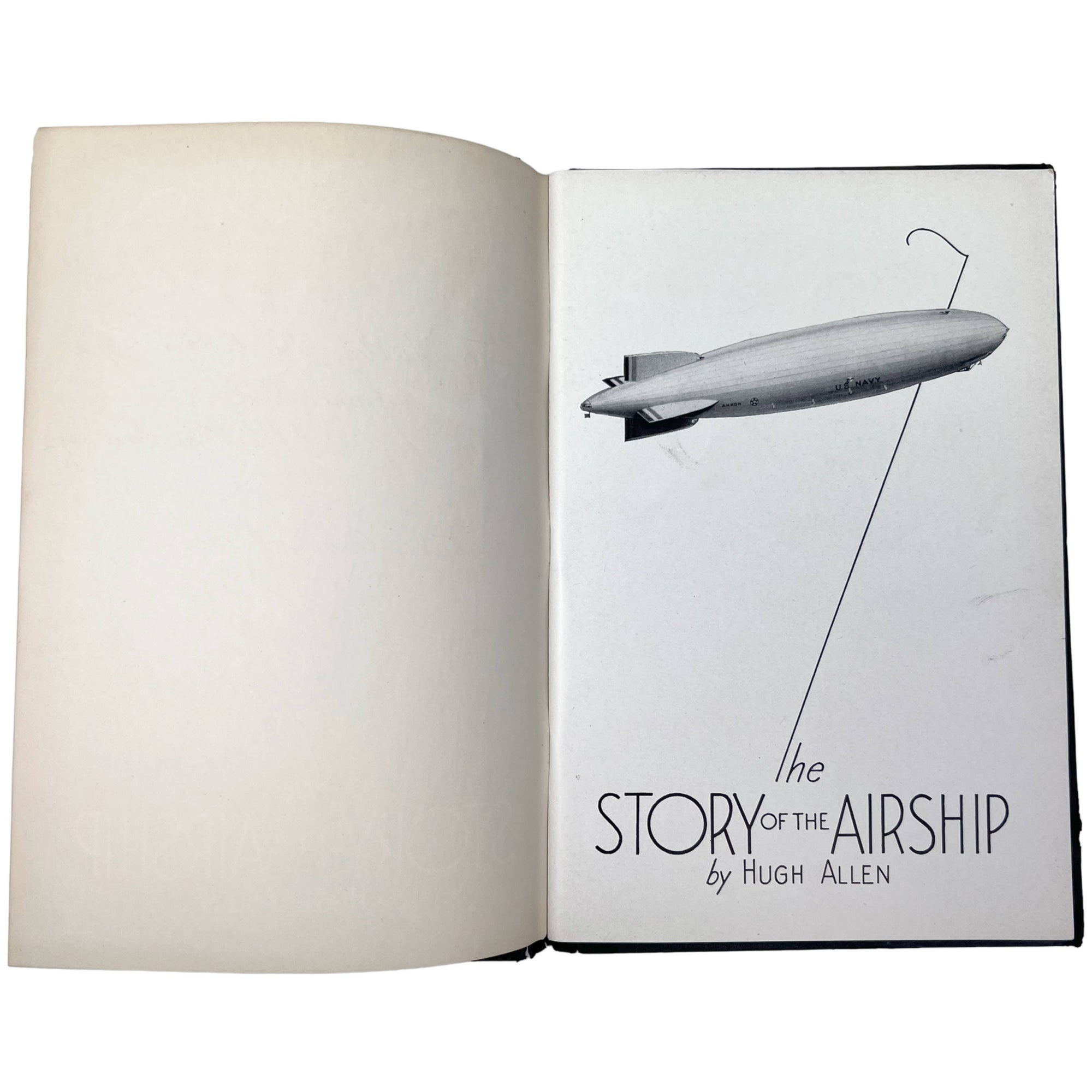 Vintage Dirigible Book The Story of the Airship Hugh Allen 7th Ed 1931 - Poppy's Vintage Clothing