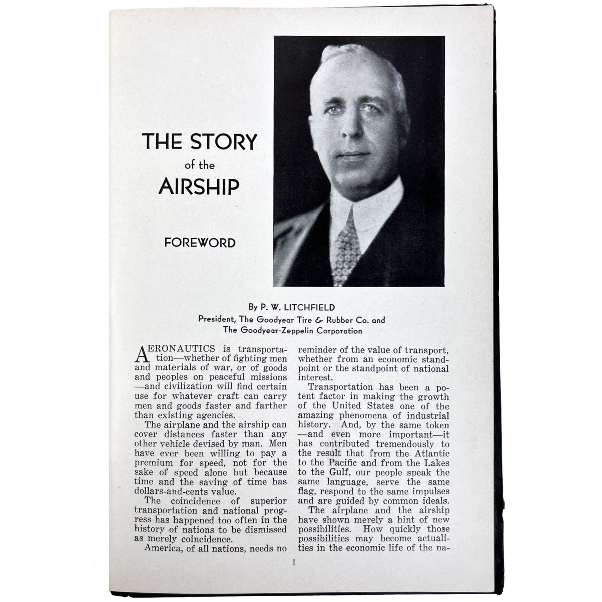 Vintage Dirigible Book The Story of the Airship Hugh Allen 7th Ed 1931 - Poppy's Vintage Clothing