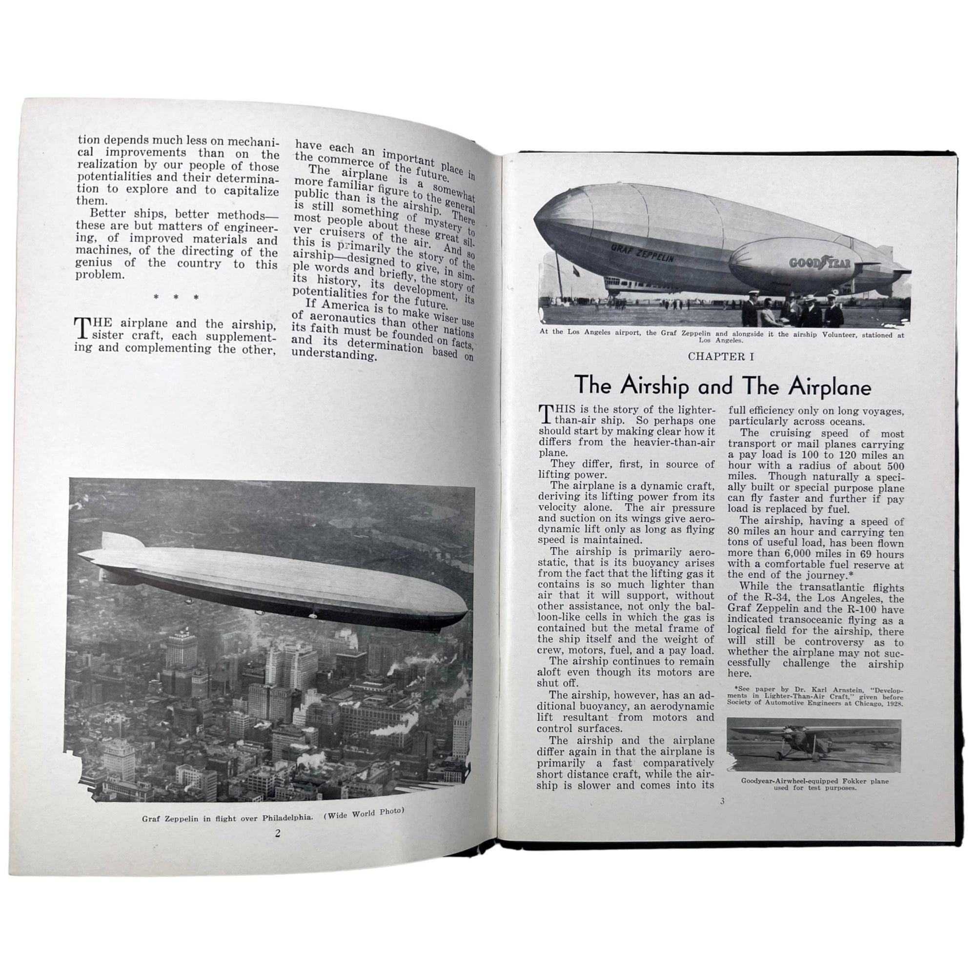 Vintage Dirigible Book The Story of the Airship Hugh Allen 7th Ed 1931 - Poppy's Vintage Clothing