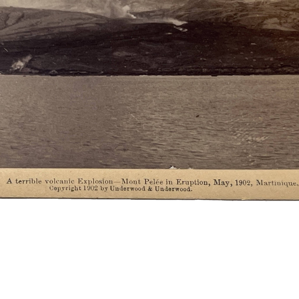 3 Antique 1902 Stereoviews of Mont Pele Eruption St Pierre Martinique Underwood & Underwood - Poppy's Vintage Clothing